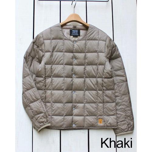 アーモンドサーフ インナーダウンジャケット ブラック カーキ 2色展開 Inner Down Jacket 800fill タイオン コラボ Almond Surfboards Designs×Taion |  | 03