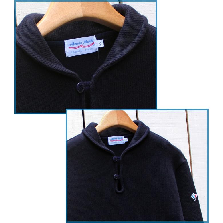 Arvor Maree（アルボーマレー） セーラー2ボタンコットンニット Cotton