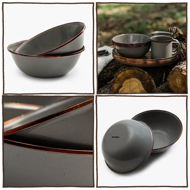 BAREBONES ベアボーンズ エナメルボウル 2個セット  エッグシェル Enamel Bowl Set Egg Shell キャンプ アウトドア 椀 ホーロー ホウロウ | BAREBONES | 04