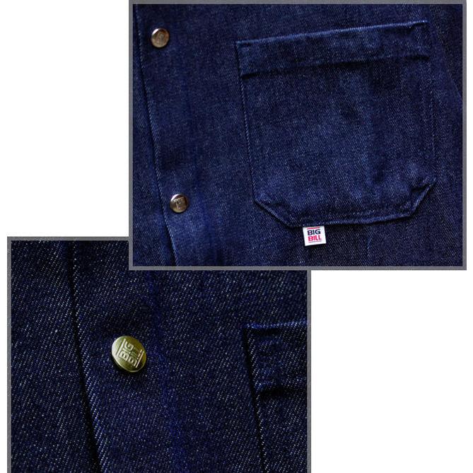 BIG BILL（ビッグビル） ビックビル デニムワークコート ネイビー