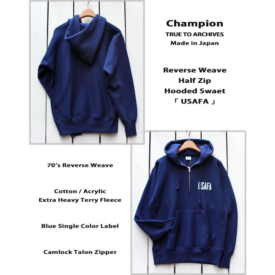 Champion True To Archives チャンピオン ハーフジップパーカー