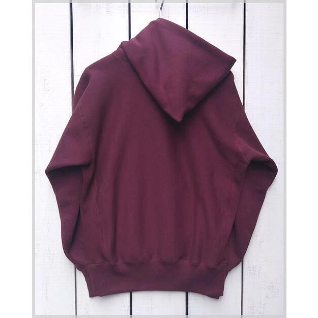 Champion True To Archives チャンピオン プルパーカー マルーン GALESBURG リバースウィーブ Hooded Swaet アーカイヴス 青単タグ 日本製 | Champion | 04