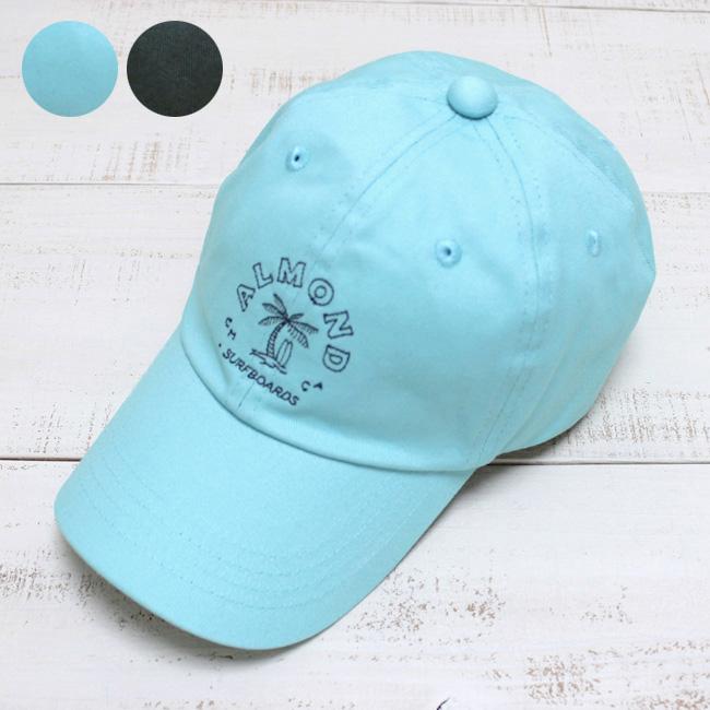 アーモンドサーフ 6パネルキャップ サンウェーブ 2色展開 Sunwave 6-Panel Cap ロゴ 刺繍トラッカー ロー 浅め コットン ツイル  Almond Surfboards Designs | ALMOND（ファッション）