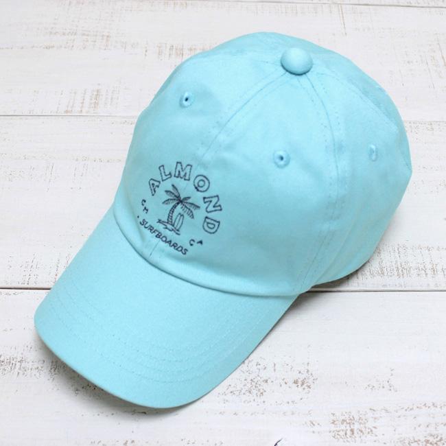 アーモンドサーフ 6パネルキャップ サンウェーブ 2色展開 Sunwave 6-Panel Cap ロゴ 刺繍トラッカー ロー 浅め コットン ツイル  Almond Surfboards Designs | ALMOND（ファッション） | 01