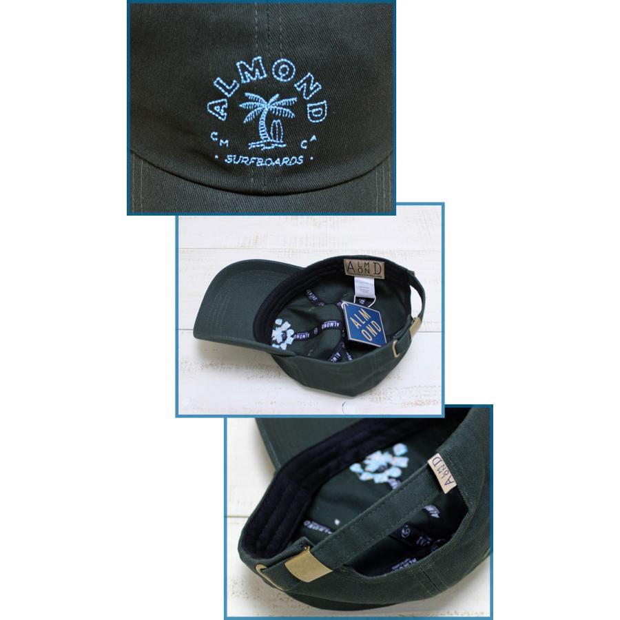 アーモンドサーフ 6パネルキャップ サンウェーブ 2色展開 Sunwave 6-Panel Cap ロゴ 刺繍トラッカー ロー 浅め コットン ツイル  Almond Surfboards Designs | ALMOND（ファッション） | 06