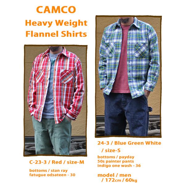 CAMCO（カムコ） ネルシャツ ヘビーウエイト Heavy Weight L/S Flannel