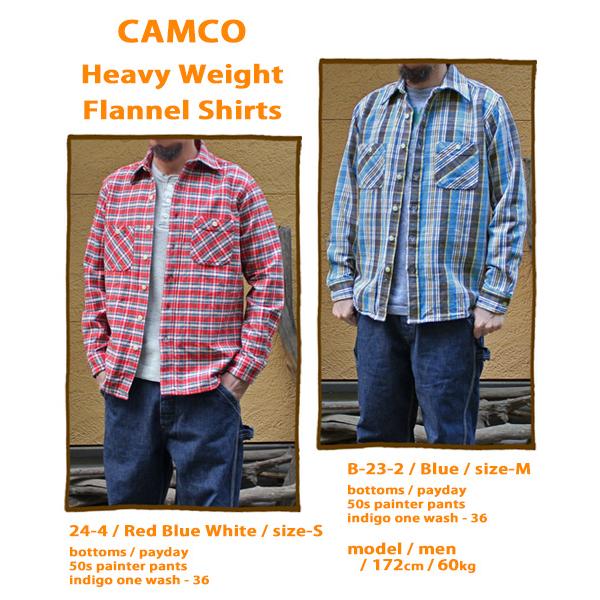 CAMCO（カムコ） ネルシャツ ヘビーウエイト Heavy Weight L/S Flannel