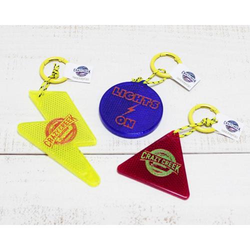 Crazy Creek クレイジークリーク リフレクターキーホルダー Reflector keyholder アウトドア キャンプ トレッキング 安全 夜間 通勤 通学 | Crazy Creek