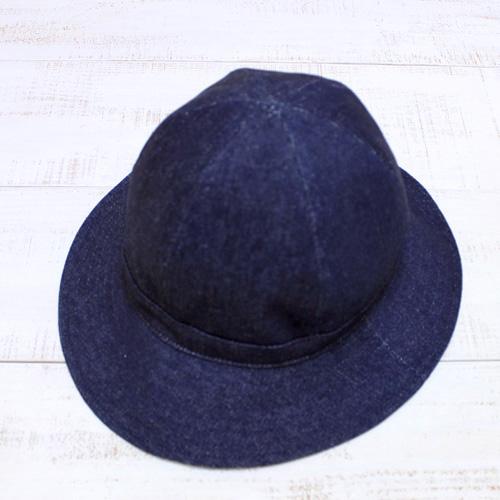 Au Vrai Chic オーブライ シックブリテン ドームハット デニム Britain Dome Hat Denim made in scotland バケット ワーク コットン スコットランド製 | 