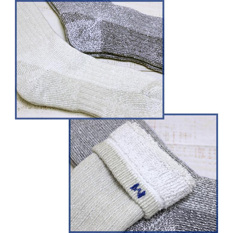 Champion チャンピオン フルレングスソックス 2足組 ヘザーグレー オートミール ミックス ワンポイント フルパイル ヘビーウェイト 2 Pack Full Length Socks | Champion | 02