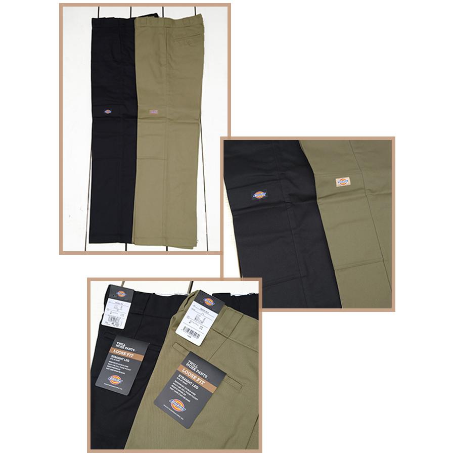 Dickies ディッキーズ ダブルニーワークパンツ ルーズフィット Double Knee Work Pants チノ ストレート マルチポケット ポリエステル コットンツイル | Dickies | 03
