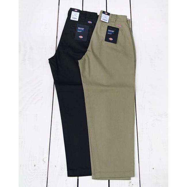 Dickies ディッキーズ 2タックワークパンツ リラックスフィット Tack Front Work Pants チノ ワイド テーパード ポリエステル コットン ツイル | Dickies | 03