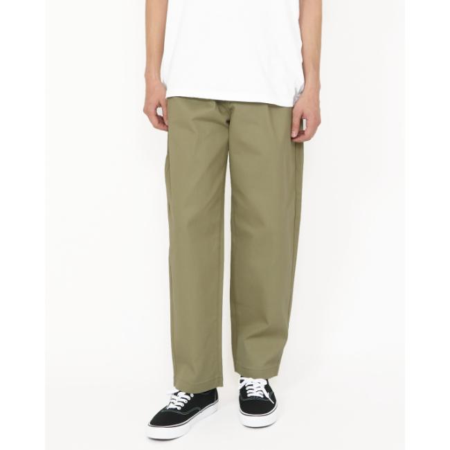 Dickies ディッキーズ 2タックワークパンツ リラックスフィット Tack Front Work Pants チノ ワイド テーパード ポリエステル コットン ツイル | Dickies | 01