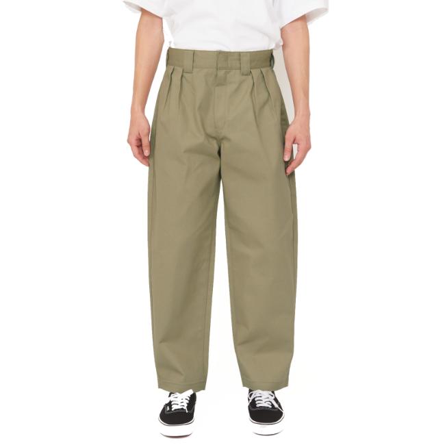 Dickies ディッキーズ 2タックワークパンツ リラックスフィット Tack Front Work Pants チノ ワイド テーパード ポリエステル コットン ツイル | Dickies | 05