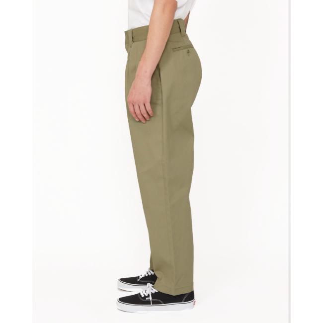 Dickies ディッキーズ 2タックワークパンツ リラックスフィット Tack Front Work Pants チノ ワイド テーパード ポリエステル コットン ツイル | Dickies | 07