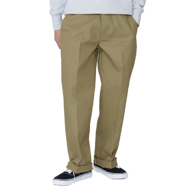 Dickies ディッキーズ 877ワークパンツ ルーズフィット カーキ ブラック チャコールグレー 877 Work Pants 30 Length ワイド チノ ポリエステル コットン ツイル | Dickies | 01