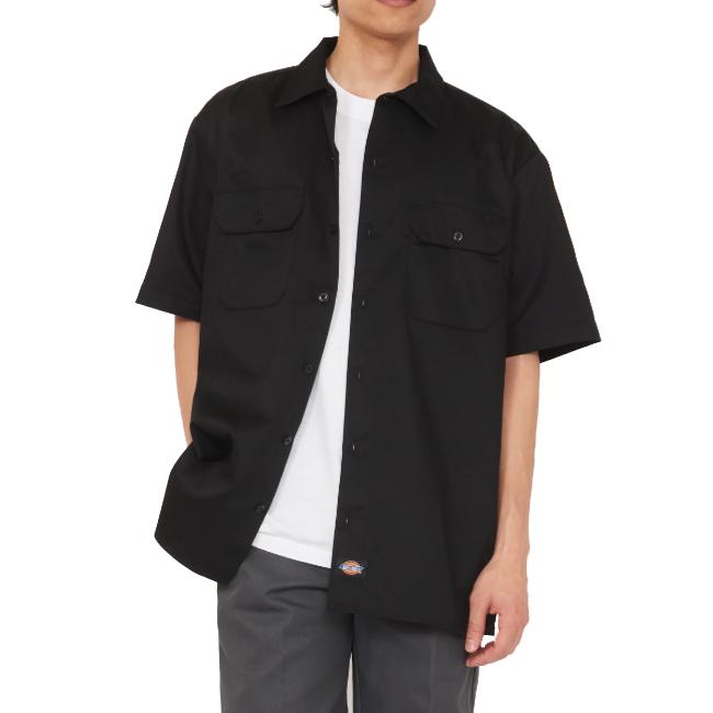 Dickies ディッキーズ 半袖ワークシャツ 1574 S/S Work Shirts オリジナル フィット 大きめ 薄手 ポリエステル コットン ツイル 定番 | Dickies | 11