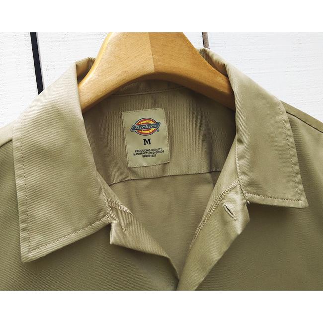 Dickies ディッキーズ 半袖ワークシャツ 1574 S/S Work Shirts オリジナル フィット 大きめ 薄手 ポリエステル コットン ツイル 定番 | Dickies | 03
