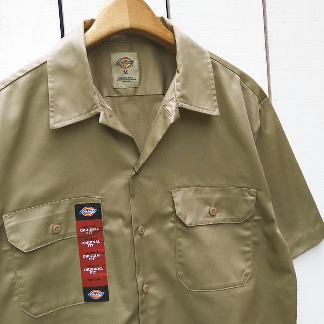 Dickies ディッキーズ 半袖ワークシャツ 1574 S/S Work Shirts オリジナル フィット 大きめ 薄手 ポリエステル コットン ツイル 定番 | Dickies | 04