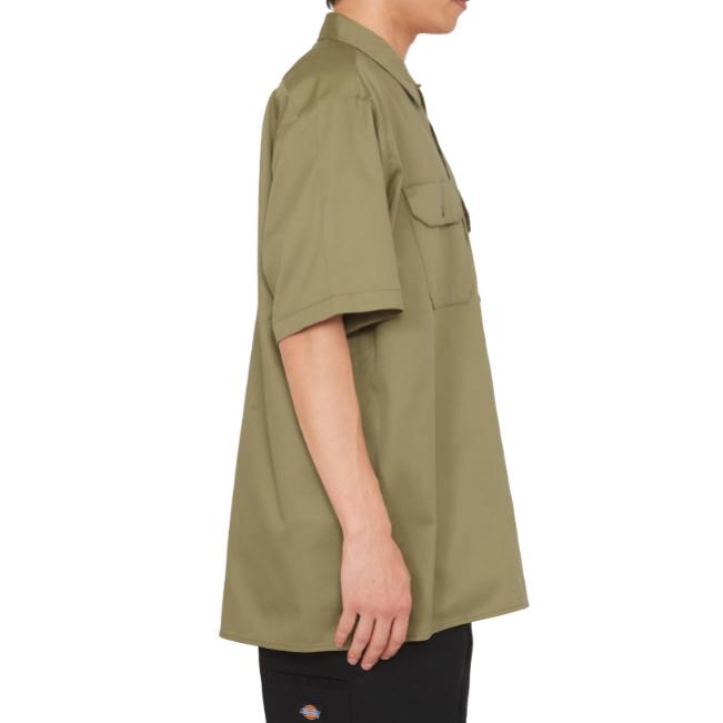 Dickies ディッキーズ 半袖ワークシャツ 1574 S/S Work Shirts オリジナル フィット 大きめ 薄手 ポリエステル コットン ツイル 定番 | Dickies | 07