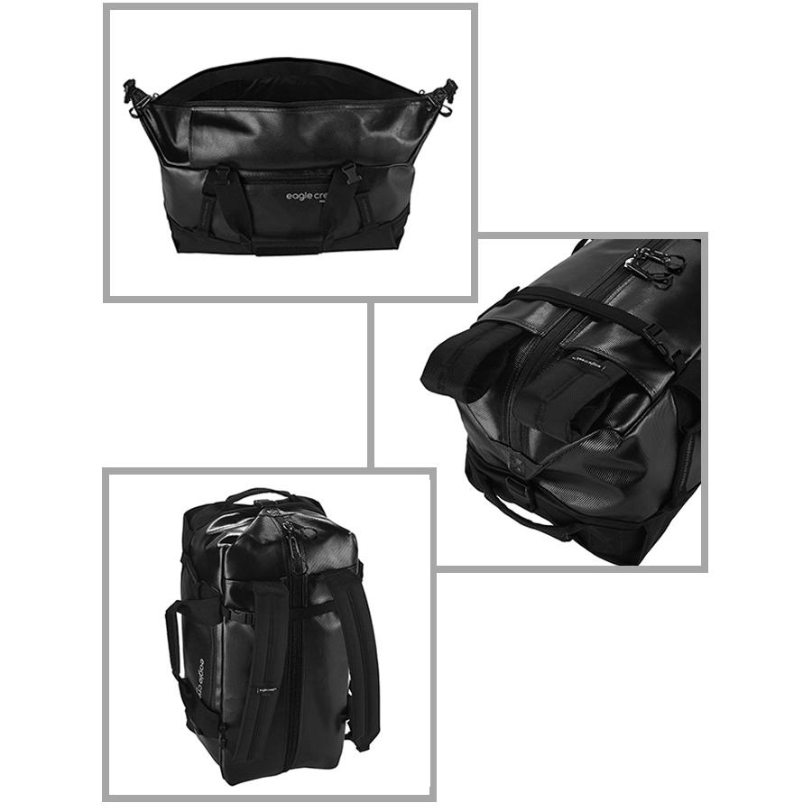 Eagle Creek イーグルクリーク マイグレートダッフル ブラック エレクトリックイエロー My Great Duffle 40L ボストン 防水 軽量 バックパック ２ウェイ | EagleCreek | 03