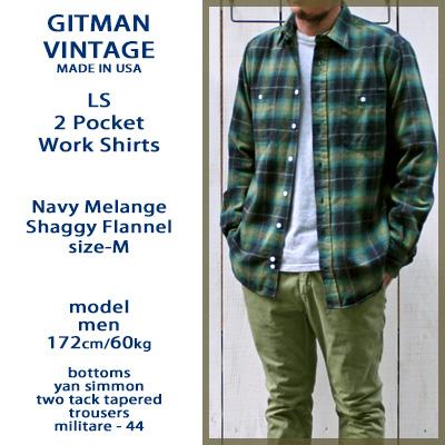 GITMAN VINTAGE Gitman Vintage ギットマンヴィンテージ 2ポケット 