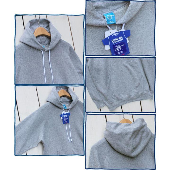GOOD ON（グッドオン） プルパーカー ラグランプルオーバーフード