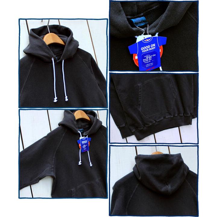 GOOD ON（グッドオン） プルパーカー ラグランプルオーバーフード