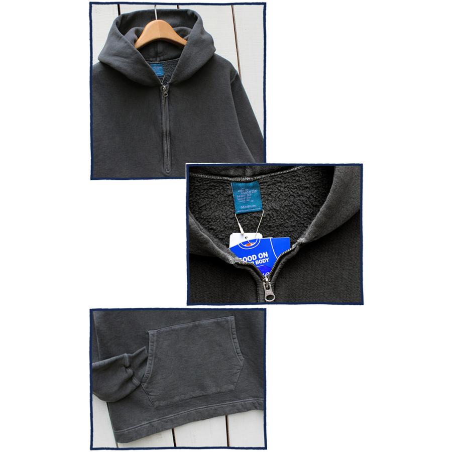 GOOD ON（グッドオン） ハーフジッププルパーカー Rough 1/2 Zip