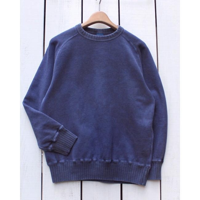 40s ナス紺　針抜き　フリーダム　スウェット GOOD ON（グッドオン） フリーダムスウェット ヴィンテージ 製品染め