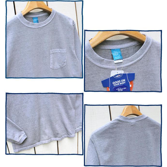 Good On グッドオン 長袖ポケットTシャツ ロンT Pocket Longsleeve Tee | GOOD ON | 07