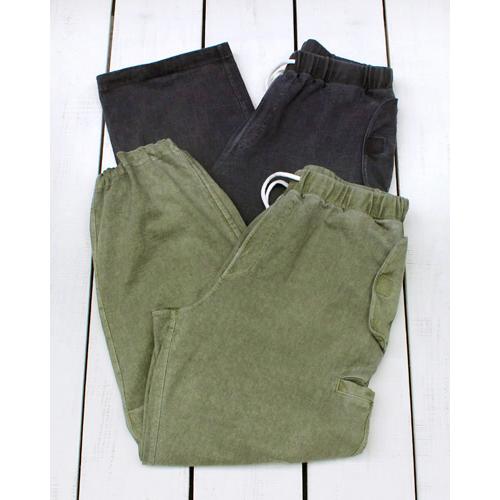 【中古】グッドオン ヘビージャージー トラウザーズ HEAVY JERSEY TROUSERS イージーパンツ M 黒 GOPT-2211 メンズ GOOD ON（グッドオン） ヘビージャージトラウザーズ ブラック セージ