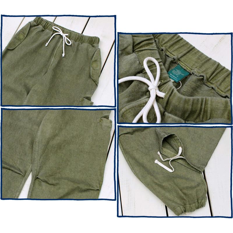 GOOD ON（グッドオン） ヘビージャージトラウザーズ ブラック セージ