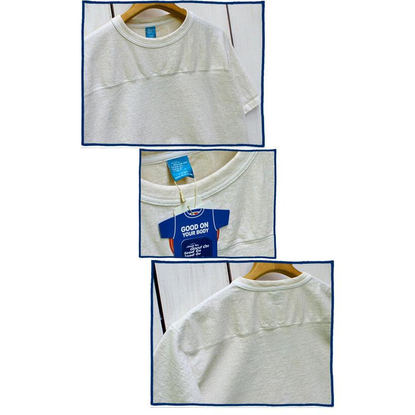 GOOD ON（グッドオン） ヘビーフットボールTシャツ ナチュラル 