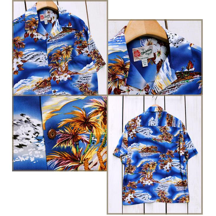 ハワイ　アロハシャツ Hilo Hattie ヒロハッティ メンズ アロハシャツ Mens Aloha Shirt 2柄