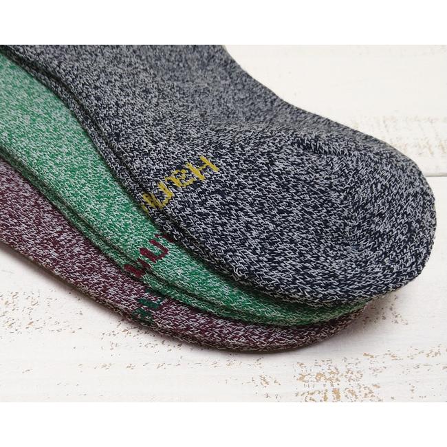Hanes ヘインズ 3足組 クウォーターソックス ミックス モノトーン カラー3P Quarter Socks ハーフパイル 靴下 くるぶし丈 アンダーウェア 定番 | Hanes | 04