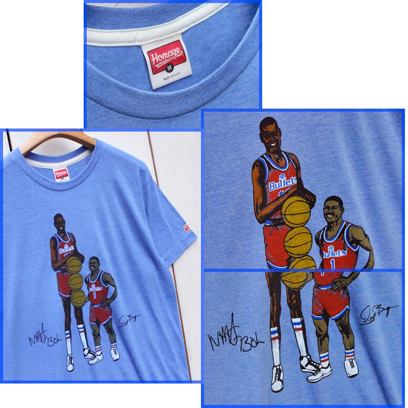HOMAGE NBA オマージュ プリントTシャツ 半袖 コラボ バスケ