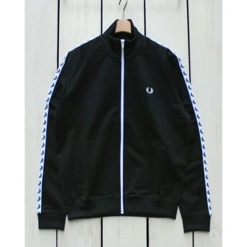 Fred Perry フレッドペリー ジャージトラックジャケット ブラック 黒
