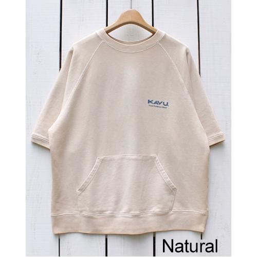 KAVU（カブー） 半袖スウェット ナチュラル サックスブルー SS Sweat 