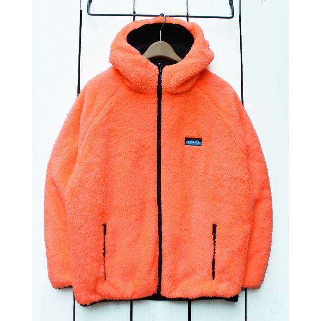 KAVU（カブー） ファージャケット リバーシブル ターコイズ オレンジ 