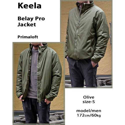 KEELA キーラ 中綿ジャケット ビレイプロジャケット グレー KEELA キーラ 中綿ジャケット ビレイプロジャケット グレー