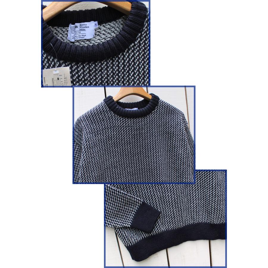 Kerrywoollenmills（ケリーウーレンミルズ） バーズアイクルーネック
