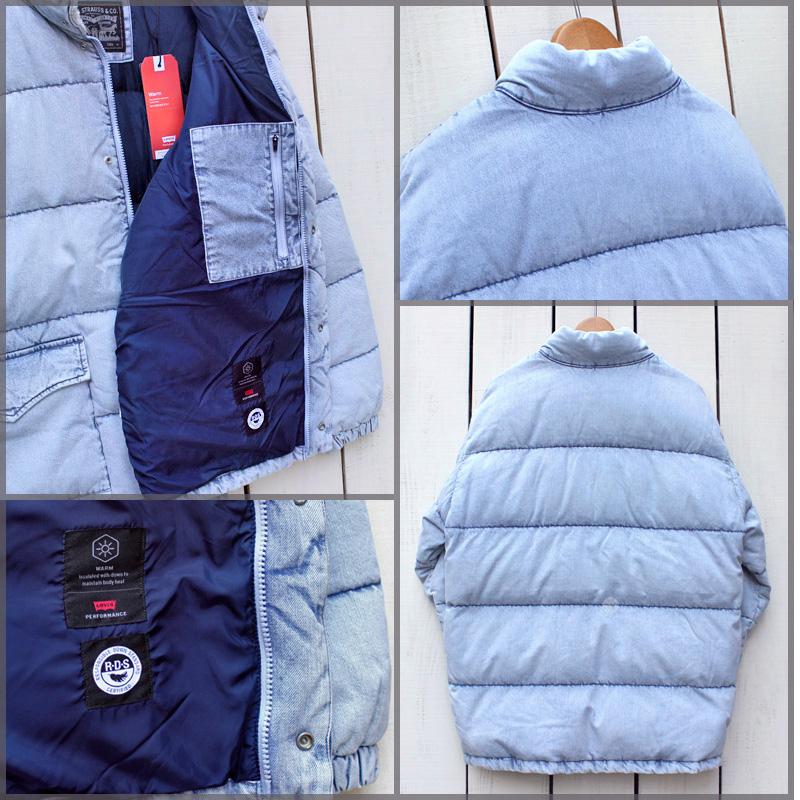 Levi's リーバイス スーパーパファー ジャケット アイス ブルー Levi's リーバイス スーパーパファー ジャケット アイス ブルー