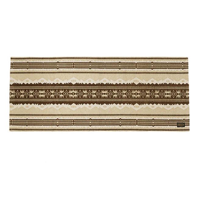 Pendleton ペンドルトン キッチンミドルマット ネイビー ベージュ Kitchen Middle Mat Cascadia ネイティブ 総柄 インテリア ラグ 滑り止め付 玄関 リビング | PENDLETON | 01