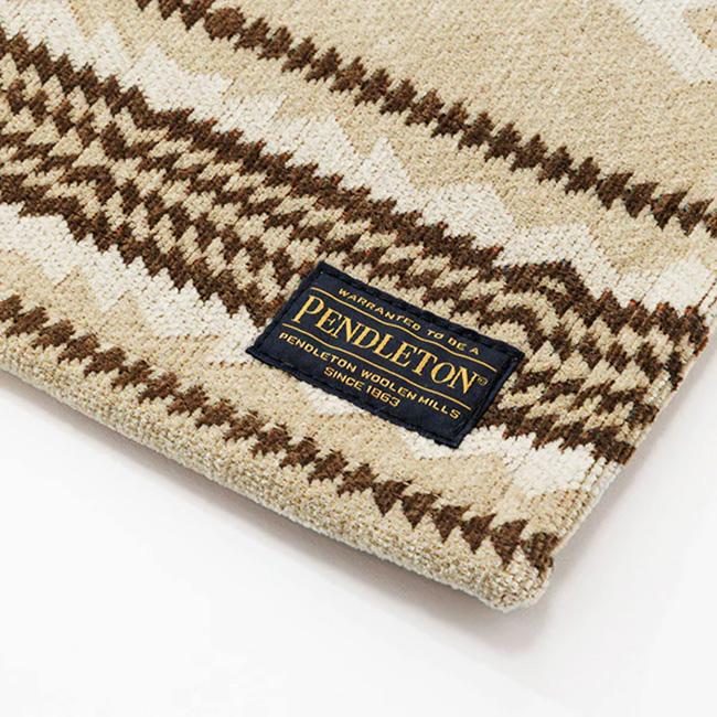 Pendleton ペンドルトン キッチンミドルマット ネイビー ベージュ Kitchen Middle Mat Cascadia ネイティブ 総柄 インテリア ラグ 滑り止め付 玄関 リビング | PENDLETON | 04