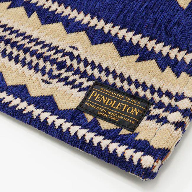 Pendleton ペンドルトン キッチンミドルマット ネイビー ベージュ Kitchen Middle Mat Cascadia ネイティブ 総柄 インテリア ラグ 滑り止め付 玄関 リビング | PENDLETON | 07