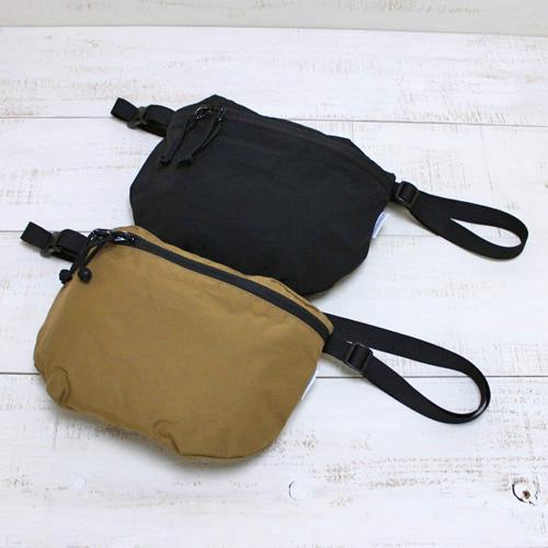 Mt.Rainier Design マウントレイニアデザイン ワンパネルポーチ ブラック コヨーテ One Panel Pouch ミニ ショルダー サコッシュ コットン ナイロン 60/40 | Mt. Rainier Design