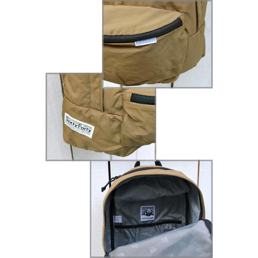 Mt.Rainier Design マウントレイニアデザイン ライトデイパック ブラック コヨーテ Lite Daypack バックパック 軽量 小さめ シンプル コットン ナイロン 60/40 | Mt. Rainier Design | 08