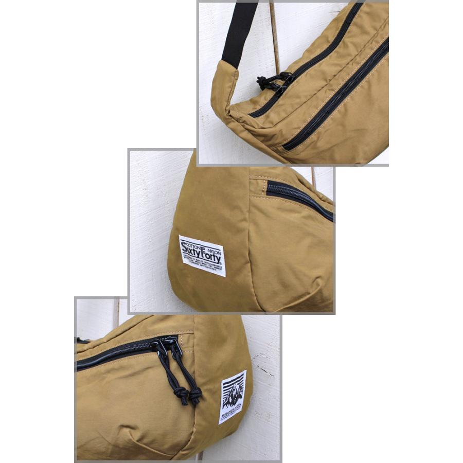 Mt.Rainier Design マウントレイニアデザイン ハーフムーン バック ブラック コヨーテ Half Moon Bag ショルダー コットン ナイロン 60/40 | Mt. Rainier Design | 06