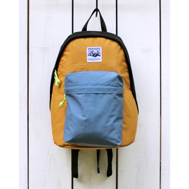 Mt.Rainier Design マウントレイニアデザイン ピークデイパック マスタード パープル Peak Day Pack バックパック 軽量 小さめ コットン ナイロン 60/40 | Mt. Rainier Design | 01